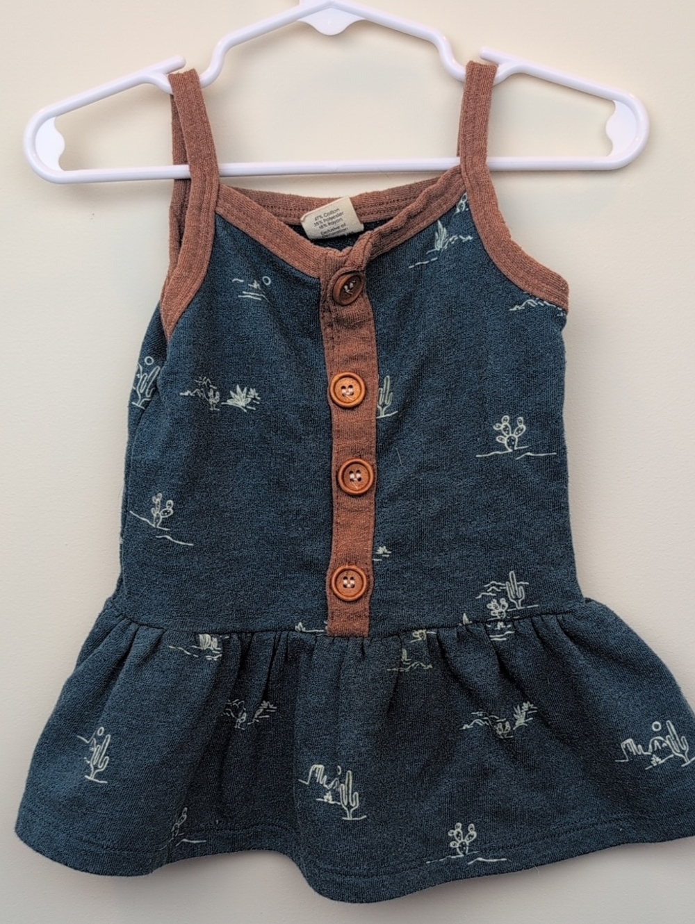 Lulu + Roo 3T French Terry Ruffle Top PLAY